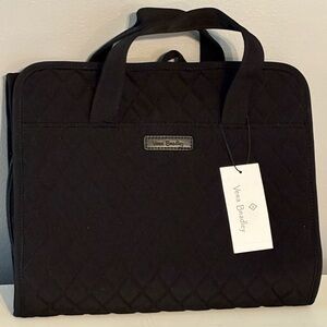 Vera Bradley Quilted Black Travel Toiletry Bag